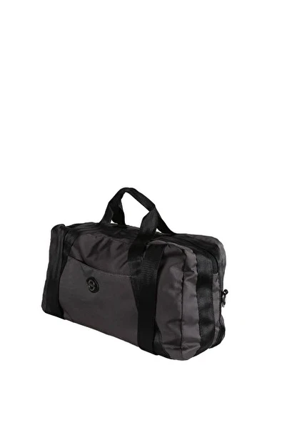 Monalisa Home Paraşüt Kumaş Spor Fitnes Gym Antrasit Seyahat Çantası - 3