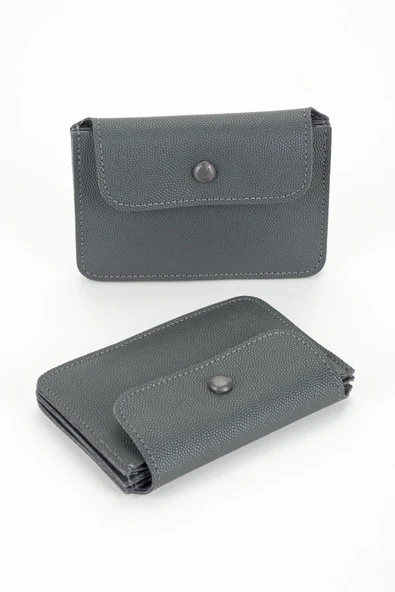 Monalisa Home  Suni Deri Gri  Kartlık  CÜZDAN - 5