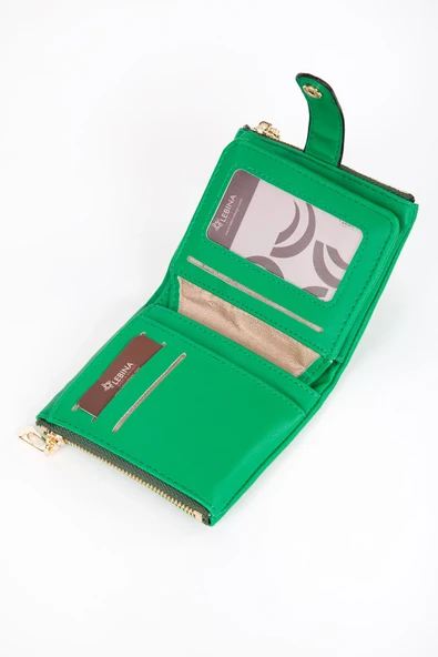 Monalisa Home Yeşil  Kartlıklı Suni Deri  CÜZDAN - 5