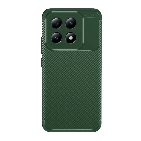 Xiaomi 14T Kılıf Focus Carbon Silikon Kapak - 5