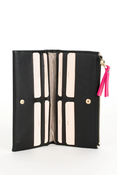 Monalisa Home Kadın İthal Yumuşak Vegan Deri Portföy Cüzdan Nilusa Modeli - 4