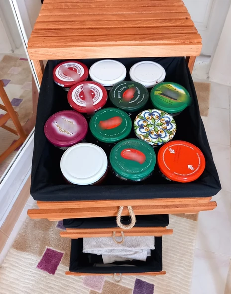 Ahşap meyvelik sebzelik - 5