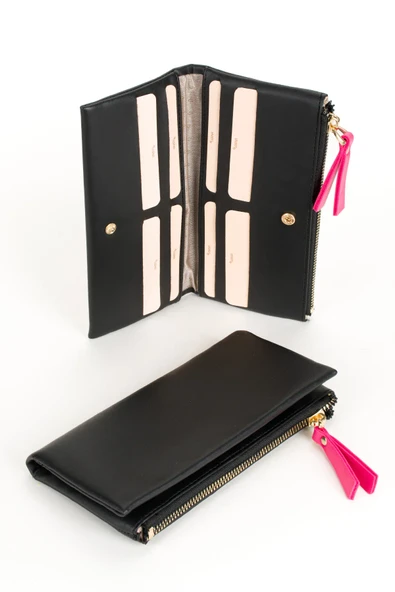 Monalisa Home Kadın İthal Yumuşak Vegan Deri Portföy Cüzdan Nilusa Modeli