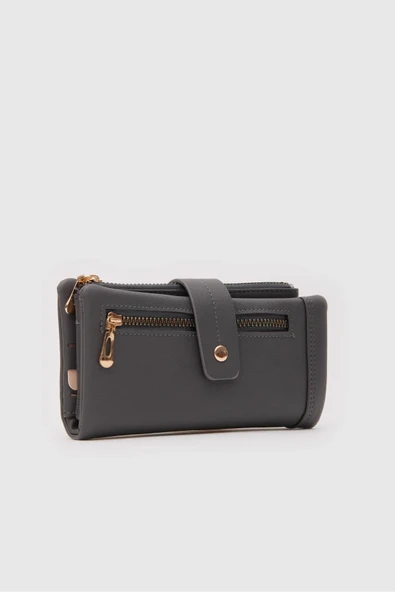 Monalisa Home Klipsli Çok Gözlü Kadın Cüzdanı - 5