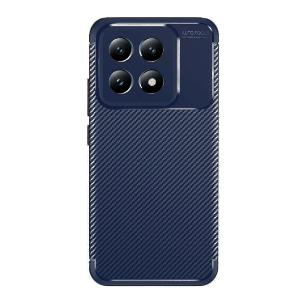 Xiaomi 14T Kılıf Focus Carbon Silikon Kapak - 9