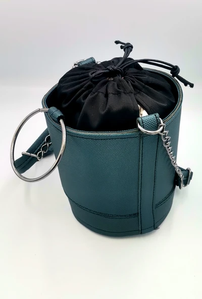 Monalisa Home Patlı Kadın Silindir Siyah Çanta ürün görseli