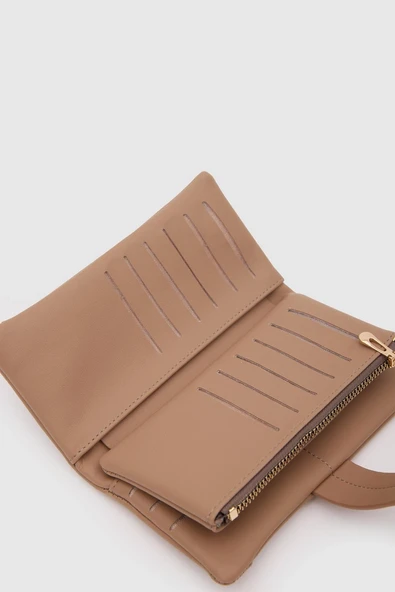 Monalisa Home Kadın İthal Yumuşak Vegan Deri Portföy Cüzdan Nilusa Modeli - 4