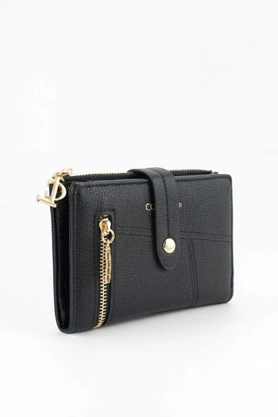 Monalisa Home ccs Siyahi lüks  Bozuk Paralı DERİ CÜZDAN - Resim 3