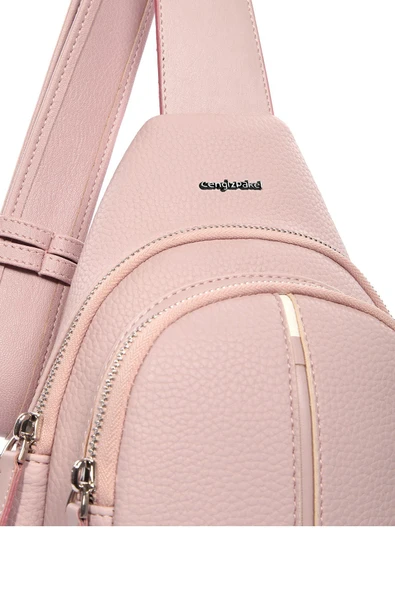 Monalisa Home C. Pakel Unisex PUDRA RENK  Crossbody Çapraz Çanta - 4