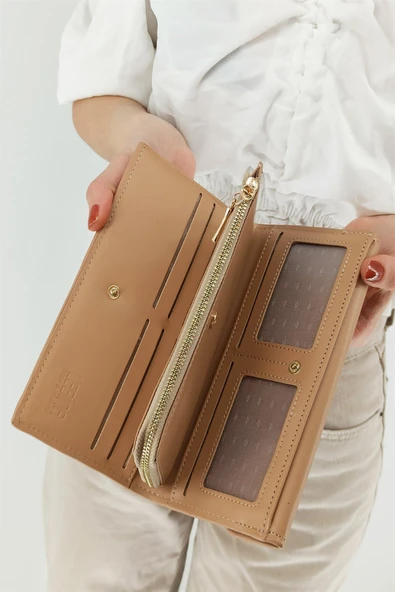 Monalisa Home Lüks Suni Deri Bayan Cüzdan - 2