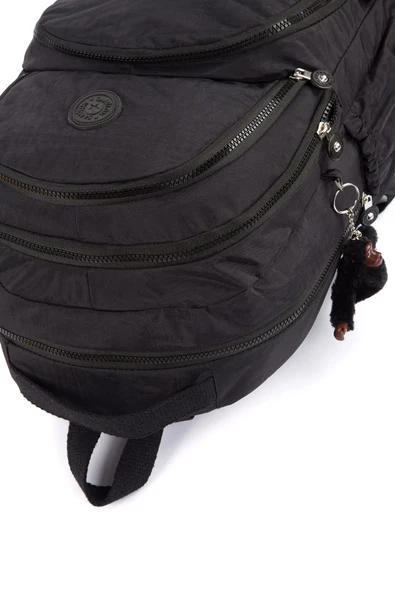 Monalisa Home Unisex Su Geçirmez Orta Boy Siyah Klinkır Sırt Çantası Okul Çantası - 5