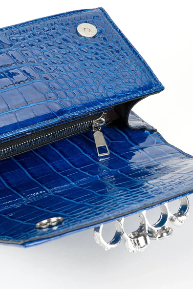 Monalisa Home Çapraz Sıra Taşlı Lüks Abiye Çanta - 5