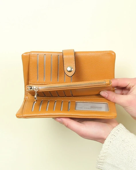 Monalisa Home CCS  Çıtçıt Ve Fermuar Detaylı Bayan Cüzdan - 4