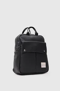 Monalisa Home Siyah  Unısex Essentıal  Suni Deri Sırt Çantası - 3