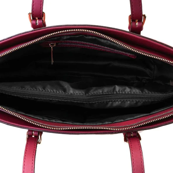 Monalisa Home SUN Suni Deri Lüks Kol Çantası (Askılı) - Resim 2