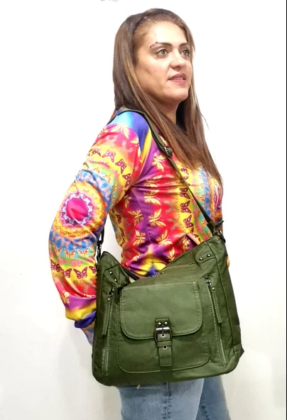 Monalisa Home Lüks 16501 Yeşil Omuz Çantası