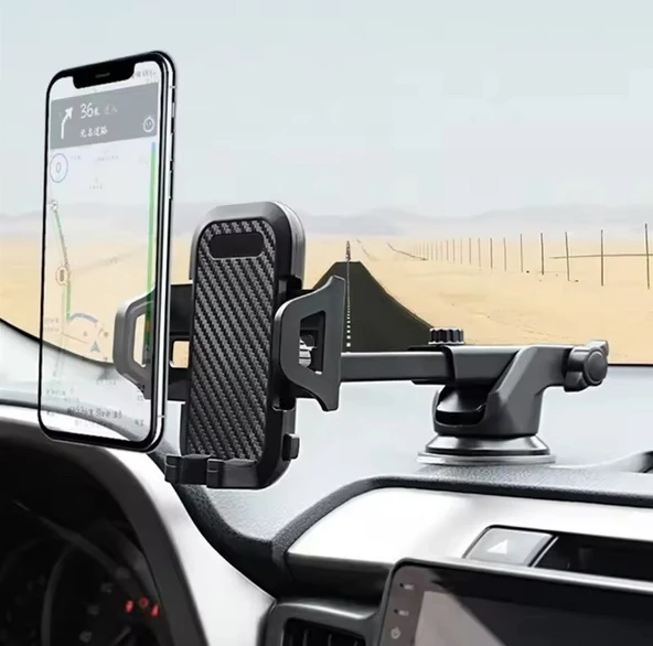 Blue Spectrum H-XP019 Ekstra Güçlü Vantuzlu Araç İçi Telefon Tutucu - 5