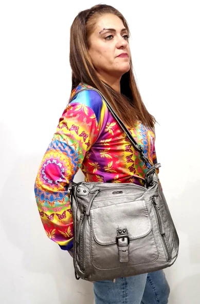 Monalisa Home CCS Lüks 16501 Silver Omuz Çantası