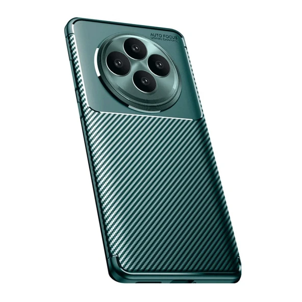 Tecno Spark 30C Kılıf Focus Carbon Silikon Kapak - 8
