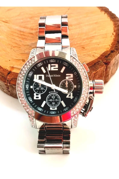 Monalisa Home  DK Premium Taşlı Metal Kayışlı Saat ürün görseli 1