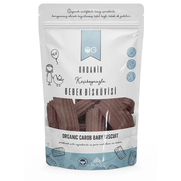 Og Natural Organik Keçiboynuzlu Bebek Bisküvisi 150 Gr