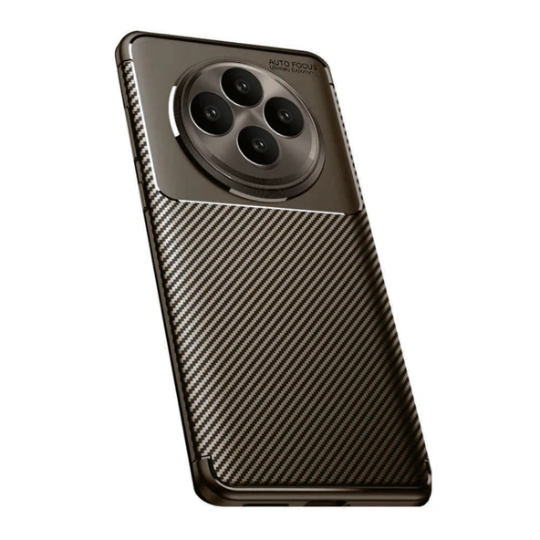 Tecno Spark 30C Kılıf Focus Carbon Silikon Kapak - 6