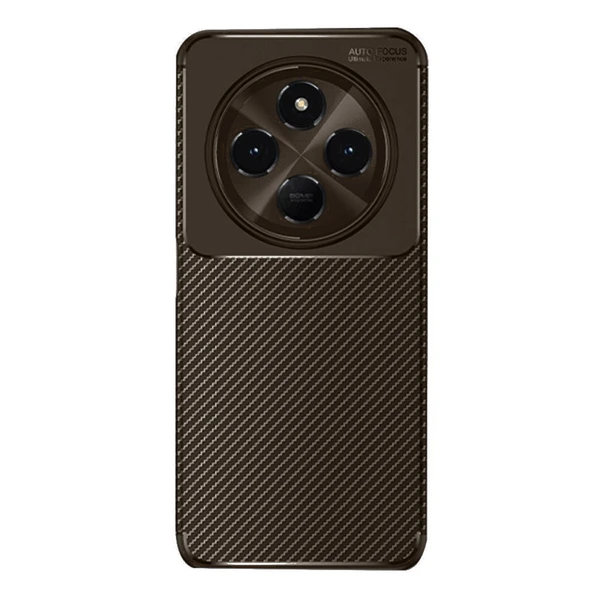 Tecno Spark 30 Kılıf Focus Carbon Silikon Kapak - 6