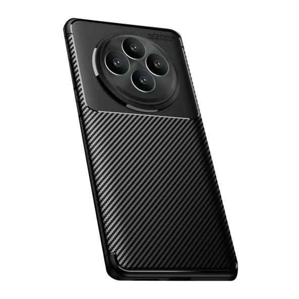 Tecno Spark 30C Kılıf Focus Carbon Silikon Kapak - 2