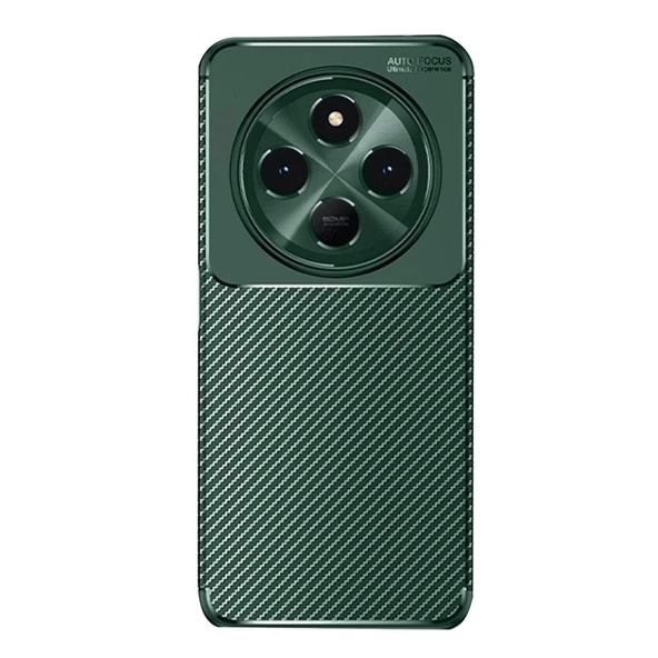 Tecno Spark 30 Kılıf Focus Carbon Silikon Kapak - 8