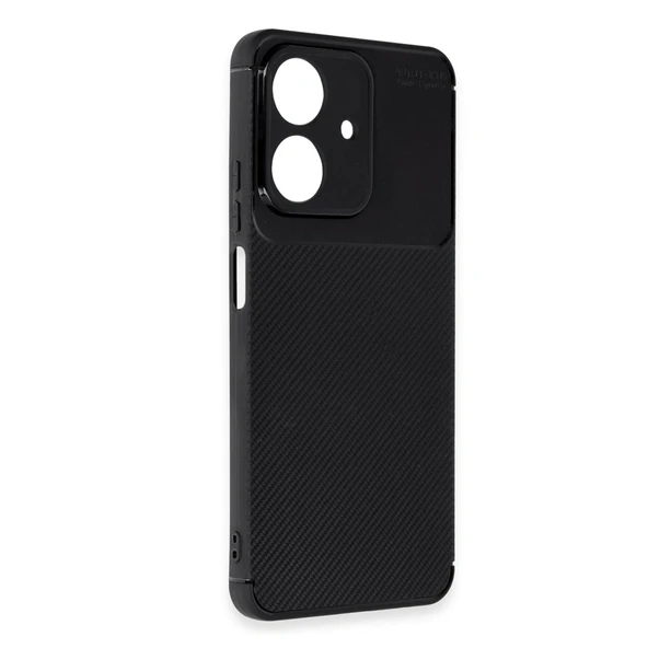 Oppo A3 Kılıf Focus Carbon Desen Silikon Kapak - 3