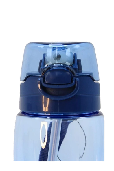 Benetton Matara Suluk Kilitli Kapak Tritan 700 ml Mavi - Resim 4