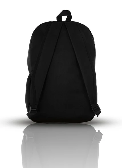 Laptop Bölmeli Okul Çantası Siyah Pembe 1141 - Resim 3