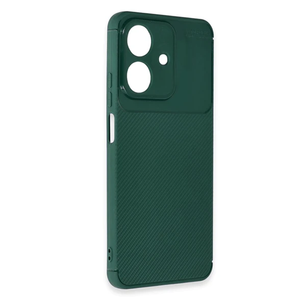 Oppo A3 Kılıf Focus Carbon Desen Silikon Kapak - 7
