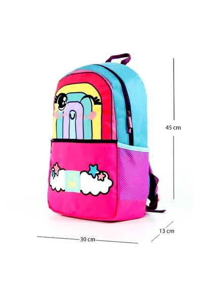 Laptop Bölmeli Okul Sırt Çantası 2 Bölmeli (75997) - 2