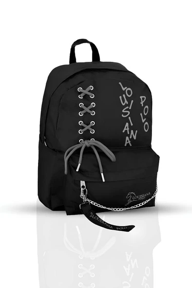 Laptop Bölmeli Okul Çantası Siyah Füme 1141 - 2