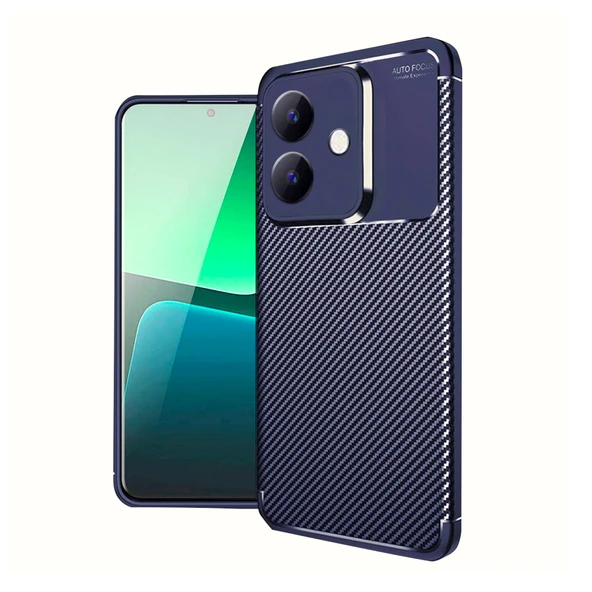 Oppo A3 Kılıf Focus Carbon Desen Silikon Kapak - 4