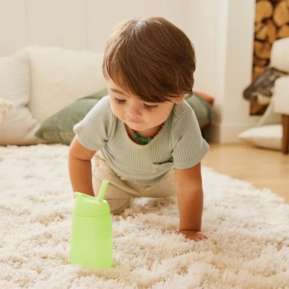 Munchkin Simple Clean Pipetli Alıştırma Bardağı 12+ Ay 296 Ml Yeşil - 5