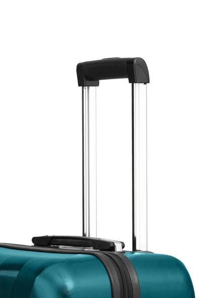 Orta Boy %100 Polikarbon Valiz Petrol 1808 - Resim 2