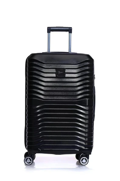 Orta Boy %100 Polikarbon Valiz Siyah 1819