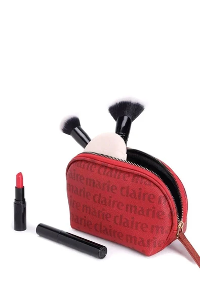 Monalisa Home M.Claire Kırmızı Lüks Makyaj Çantası