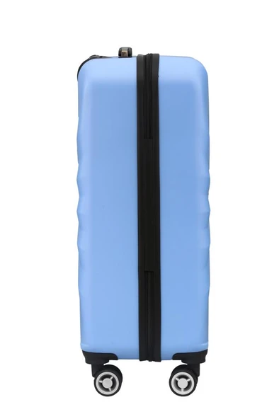 2'li Valiz Seti Polikarbon Büyük Boy - Orta Boy Valiz Mavi 1809 - Resim 7