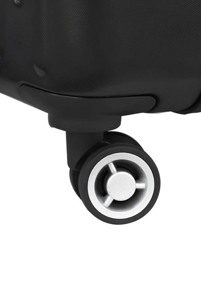 2'li Valiz Seti Polikarbon Büyük Boy – Orta Boy Valiz Parlak Siyah 1810 - Resim 9