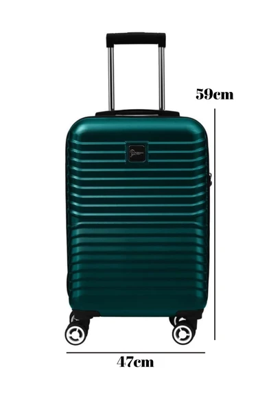 Kabin Boy %100 Polikarbon Valiz Petrol 1811 - Resim 2