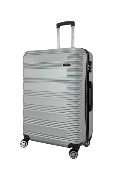 2'li Valiz Seti Büyük Boy - Kabin Boy Valiz Gri 1451 - Resim 8