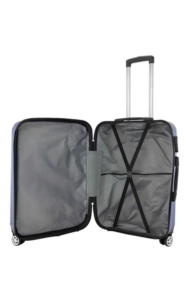 Orta Boy Valiz 4x2 Teker Mavi 1451 - 4