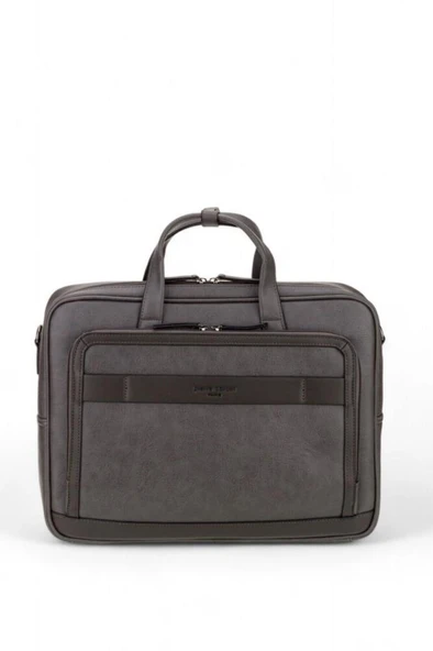Pierre Cardin Erkek Laptop Evrak Çantası Gri 01pc00111 - 2