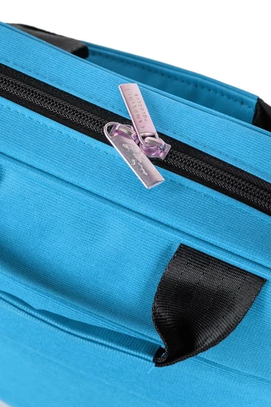 Cambrıdge Polo Club Kumaş Evrak Çantasi Mavi Plevr 50119.013 - Resim 5