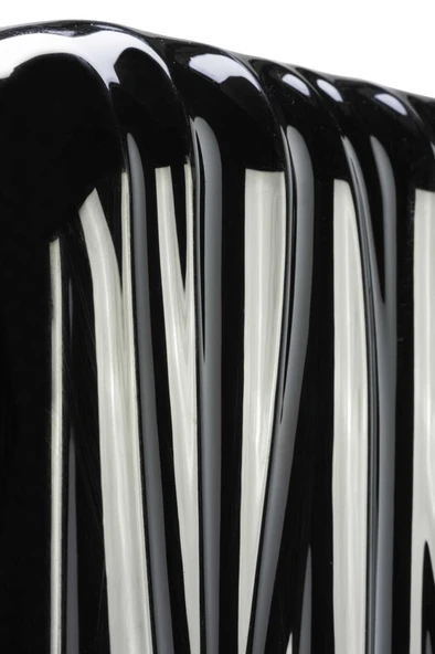 Orta Boy %100 Polikarbon Valiz Parlak Siyah 1815 - 9