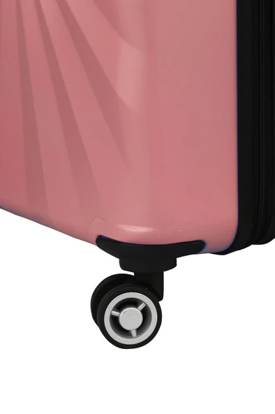 2'li Valiz Seti Polikarbon Orta Boy - Kabin Boy Valiz Rose 1809 - 11