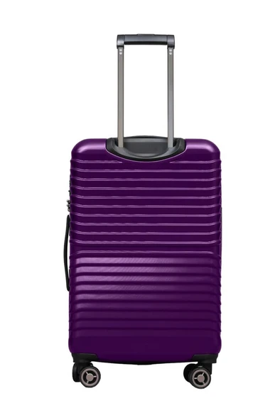 3'lü Valiz Seti Polikarbon Valiz 4x2 Teker Mor 1811 - Resim 6